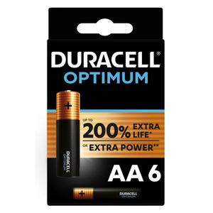 Achat / Vente Duracell 6 Piles LR06 / AA Alcaline Optimum, 6 piles