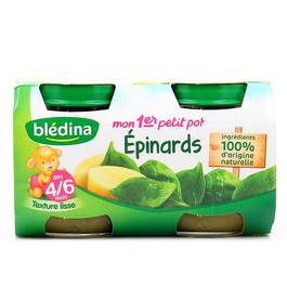 Achat Vente Bledina Mon 1er Petit Pot Epinard Des 4 6 Mois 2x130g