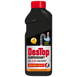 Déboucheur surpuissant - Destop Turbo - Gel - 500 ml - DESTOP