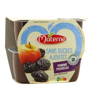 Livraison A Domicile Materne Compote Pomme Pruneau X4 400g