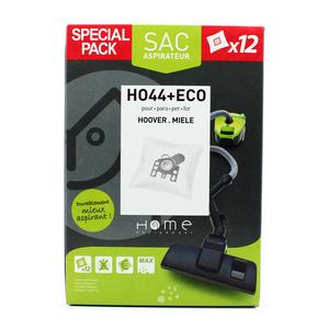 Sacs microfibres adaptable par 12 HEEP00+ECO pour Aspirateur AEG, DIRT DEVIL, ELECTROLUX