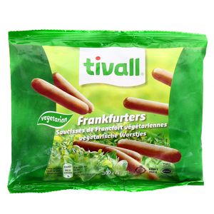 Saucisses de Francfort végétariennes Saucisses de Francfort végétariennes,Tivall,300g