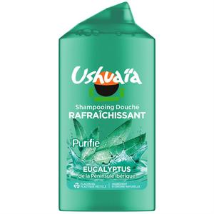Lot De 3 Shampooings Douche Ushuaia 2 En 1 - Fraîcheur Intense Minéraux, 280 Ml, Neuf