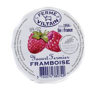 Livraison Domicile Ferme De Viltain Yaourt Bicouche Framboise G