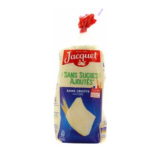 Jacquet Pain de Mie nature sans Croute sans sucres ajouts Jacquet Pain de Mie nature sans Croute sans sucres ajouts