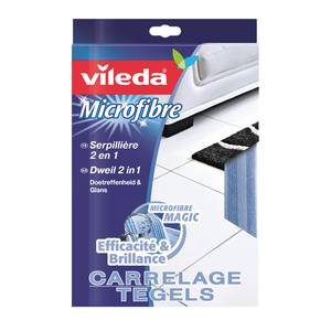 vhbw Lingette de nettoyage microfibre remplacement pour Vileda 161036,  4023103212237 pour laveur de sol