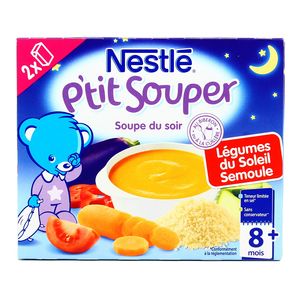 Acheter Nestle P Tit Souper Legumes Soleil Semoule Des 8 Mois 2x25cl