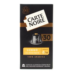 Café Carte Noire - 60 Capsules Lungo Classique N°6 Compatibles Nespresso - France
