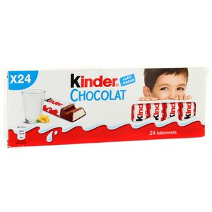 Barre chocolatée au chocolat au lait Kinder Bueno 6x2 - 258g
