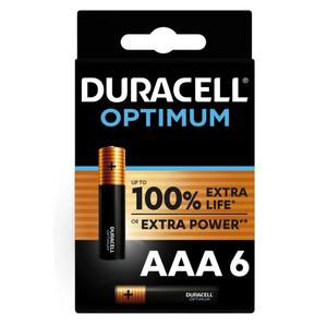 Piles alcalines AAA Duracell Optimum - Duracell FR