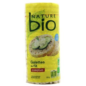 Galettes de riz complet Galettes de riz complet ,NATURE BIO,130g