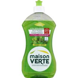 Recharge liquide vaisselle aux huiles essentielles bio - Maison Verte