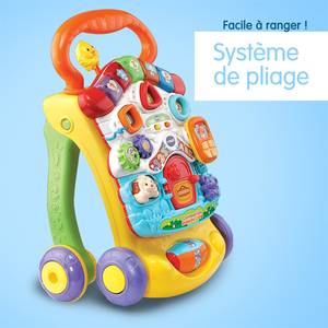 super trotteur parlant 2 en 1 orange vtech