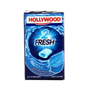 Dragées 2Fresh menthe fraiche/menthe forte Dragées 2Fresh menthe fraiche/menthe forte,HOLLYWOOD,66g
