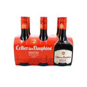 CELLIER DES DAUPHINS Vin rouge IGP Méditerranée lot de 6 mini