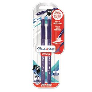Pack De 8 Effaceurs Paper Mate S0903971 Blanc/Bleu - Effaceur Réécriveur Usage Intensif