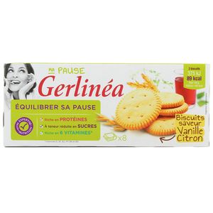 Livraison A Domicile Gerlinea Biscuit Saveur Vanille Citron 156g