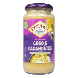 Patak's Original Sauce Coco Cacahuète - Sauce curry indienne crème de coco