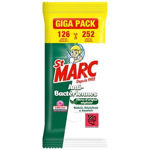Promo Lingettes Compostables Anti-bactériennes St Marc chez Casino Shop