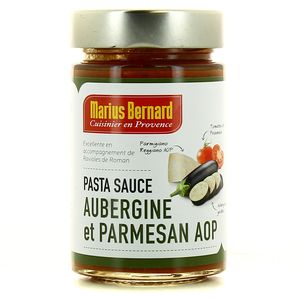 Sauce Pasta Aubergine et Parmesan AOP Sauce Pasta Aubergine et Parmesan AOP,MARIUS BERNARD,190g