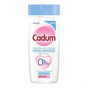 Cadum Duschcreme Hypoallergen – 400 Ml, Ohne Sulfate, Mit Probiotika-Extrakten Für Sensible Haut