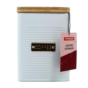 TYPHOON ONDULÉ MÉTAL Thé Café Sucre Boîte Set Pain Poubelle Cruche Set