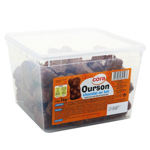 Livraison A Domicile Cora Ourson Guimauve Chocolat Au Lait 1kg