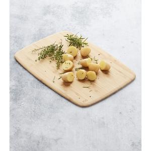 Planche à Pain En Bambou Point-Virgule - Avec Bac Récupérateur De Miettes - 42.5x25x3.5cm - Naturelle Et Antibactérienne