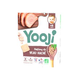 Acheter Yooji Veau Bio Vbf Hache Cuit Et Surgele En Galets Des 6 Mois