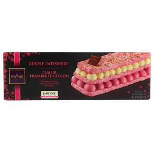 Buche Plaisir Framboise Citron 6 8 Parts Lenotre Shoptimise