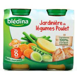 Achat Vente Bledina Jardiniere De Legumes Poulet Des 8 Mois 2x0g