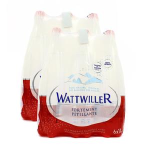 Promotion Wattwiller Eau gazeuse fortement Pétillante, Lot de 2x6x1L