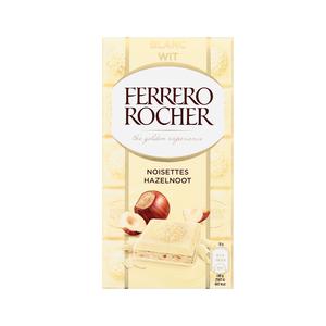 Ferrero rocher tablette chocolat blanc noisettes
