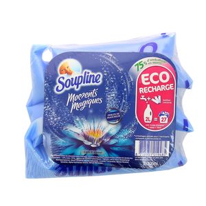 Adoucissant Concentre A Diluer Calin D Amour Aux Perles De Fraicheur 3x Soupline 3x Shoptimise