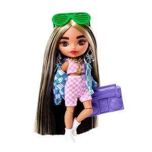 Promo Barbie - Mattel Poupée Barbie Extra Mini tenue à carreaux- HGP64