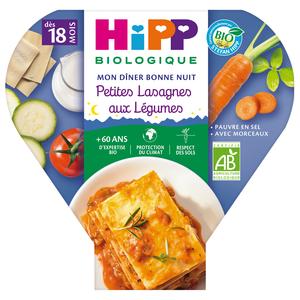Plat bébé lasagne aux légumes 18 mois Hippbio - 260g