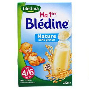 Acheter Bledina Ma 1ere Bledine Nature Sans Gluten Des 4 6 Mois 250g