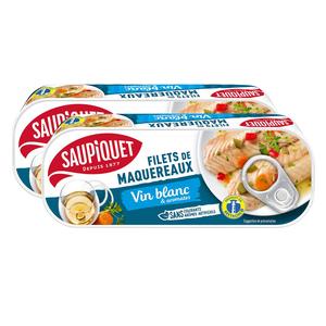 Promo Saupiquet Filets De Maquereaux Marinés Vin Blanc Et Aromates