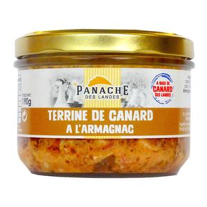 Terrine landaise 25% foie gras de canard - 190g