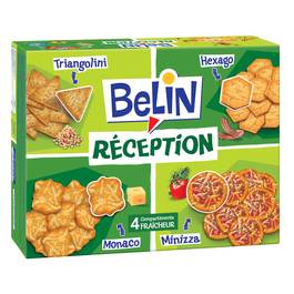Assortiment de biscuits apéritif Réception Belin - Boîte de 400 g sur