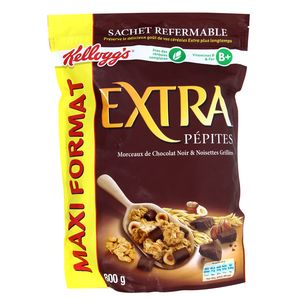 Livraison à Domicile Kellogg's Extra Pépites Chocolat Et Noisettes, 800g