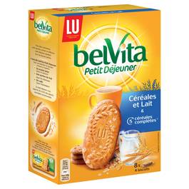 Livraison A Domicile Lu Belvita P Tit Dej Sable Lait Cereales 400g