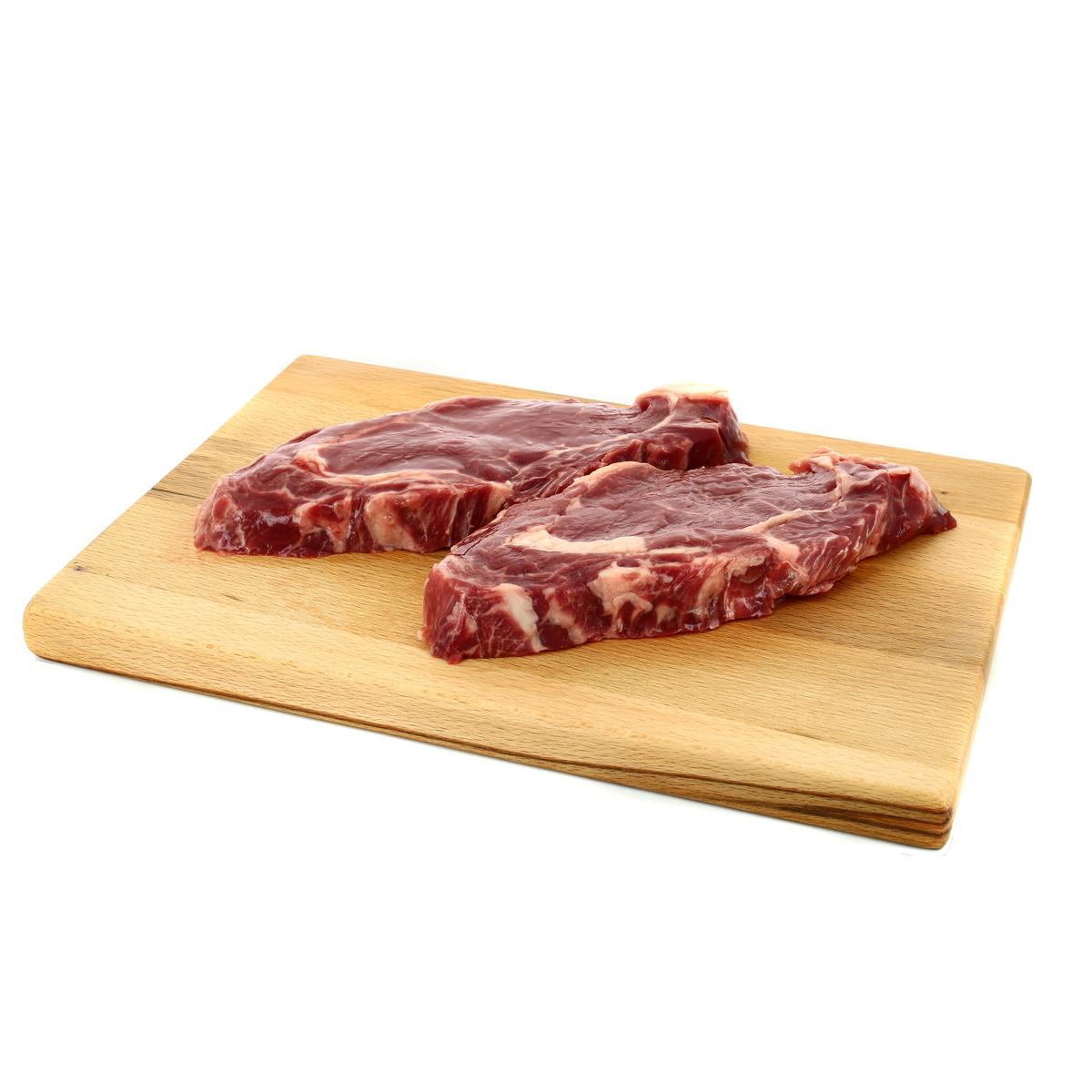2142051000000 - Aux Tendres Prairies - 2 Entrecôtes de Boeuf Race Simmental à griller 2x200g