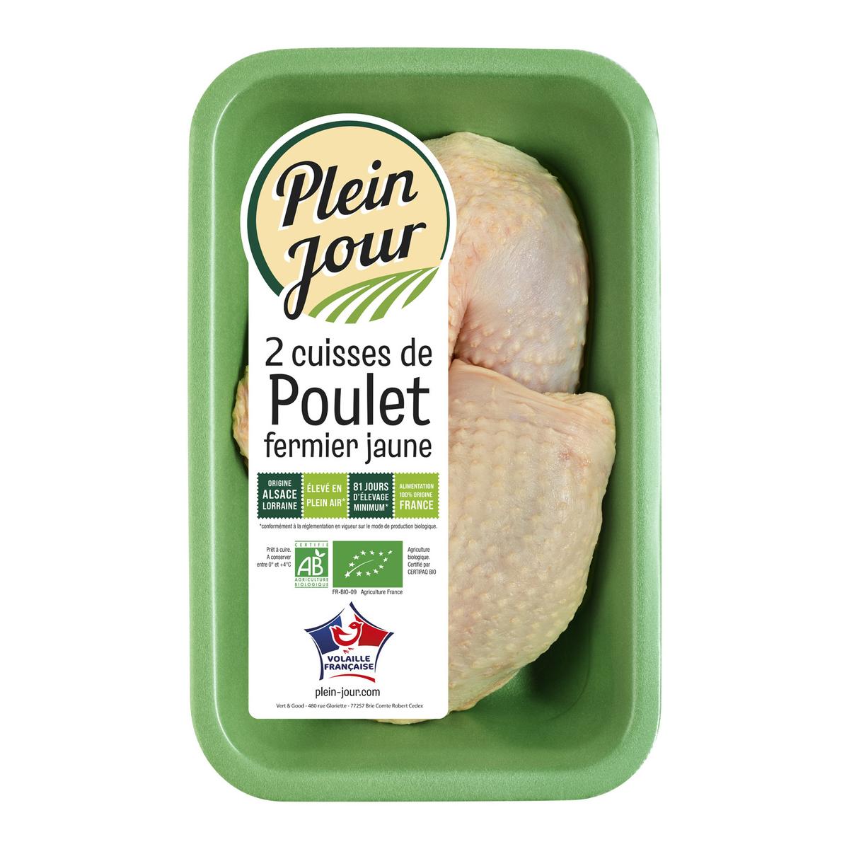 2188050000000 - Plein Jour - Cuisses de Poulet Jaune Bio