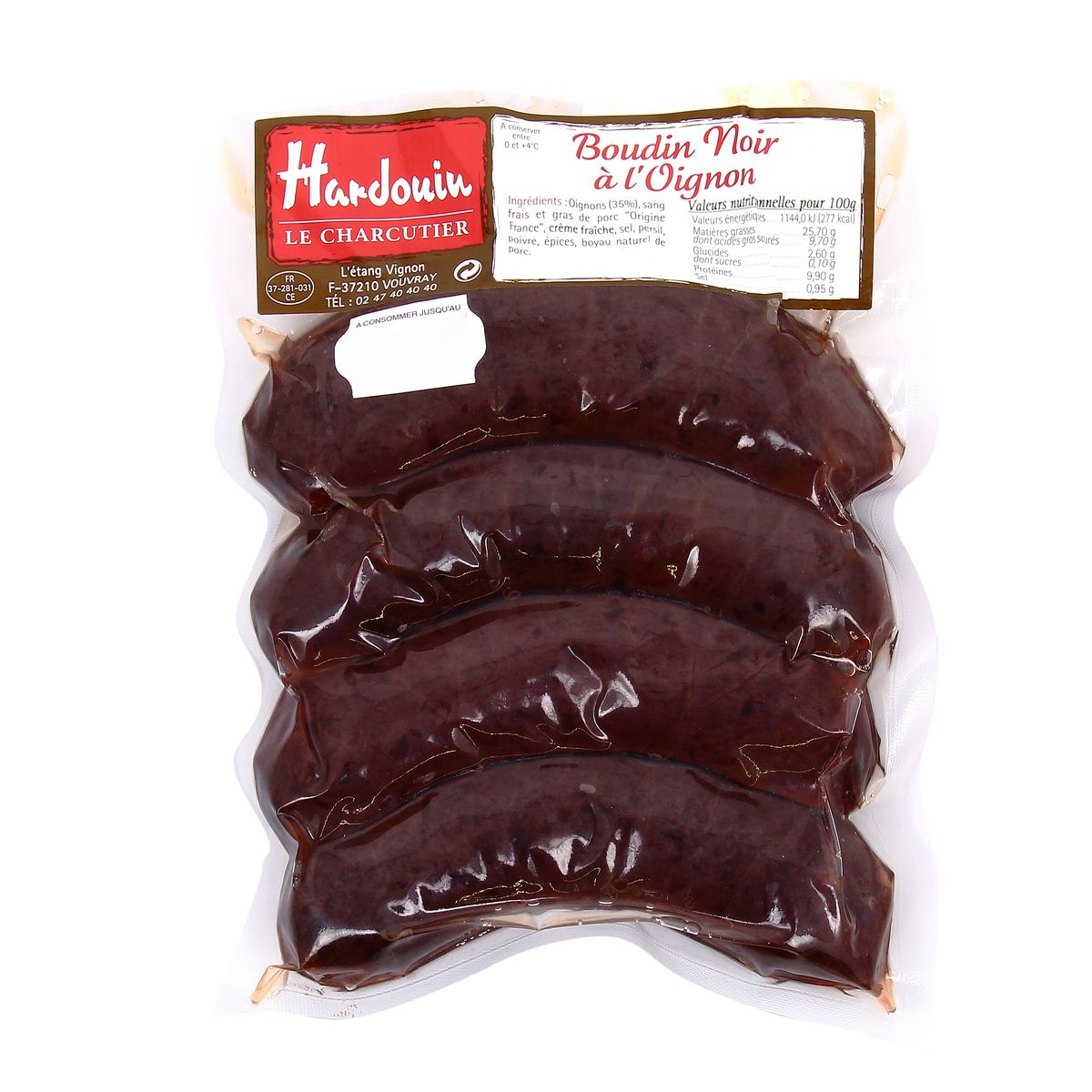 Acheter Charcuterie Hardouin Boudin Noir A L Oignon Environ 440g Acheter Charcuterie Hardouin Boudin Noir A L Oignon Environ 440g