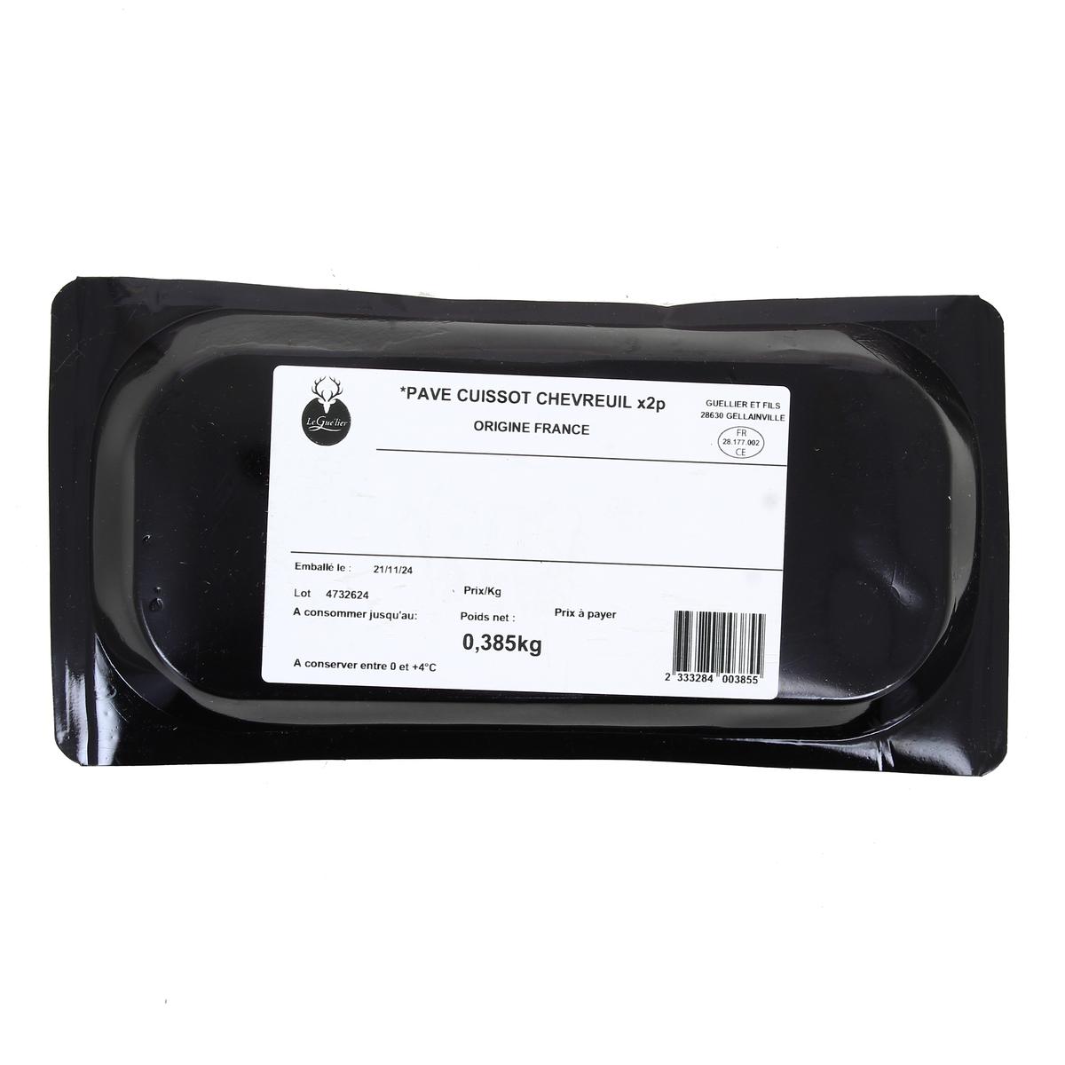 - Leguelier - Pavé de cuissot de Chevreuil, environ 320g