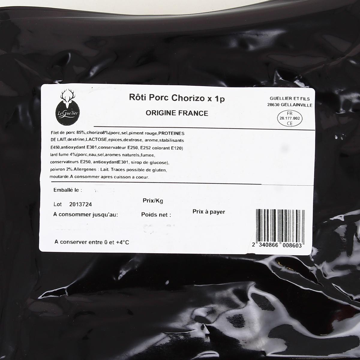 2340866000000 - Leguelier - Rôti de Porc au Chorizo