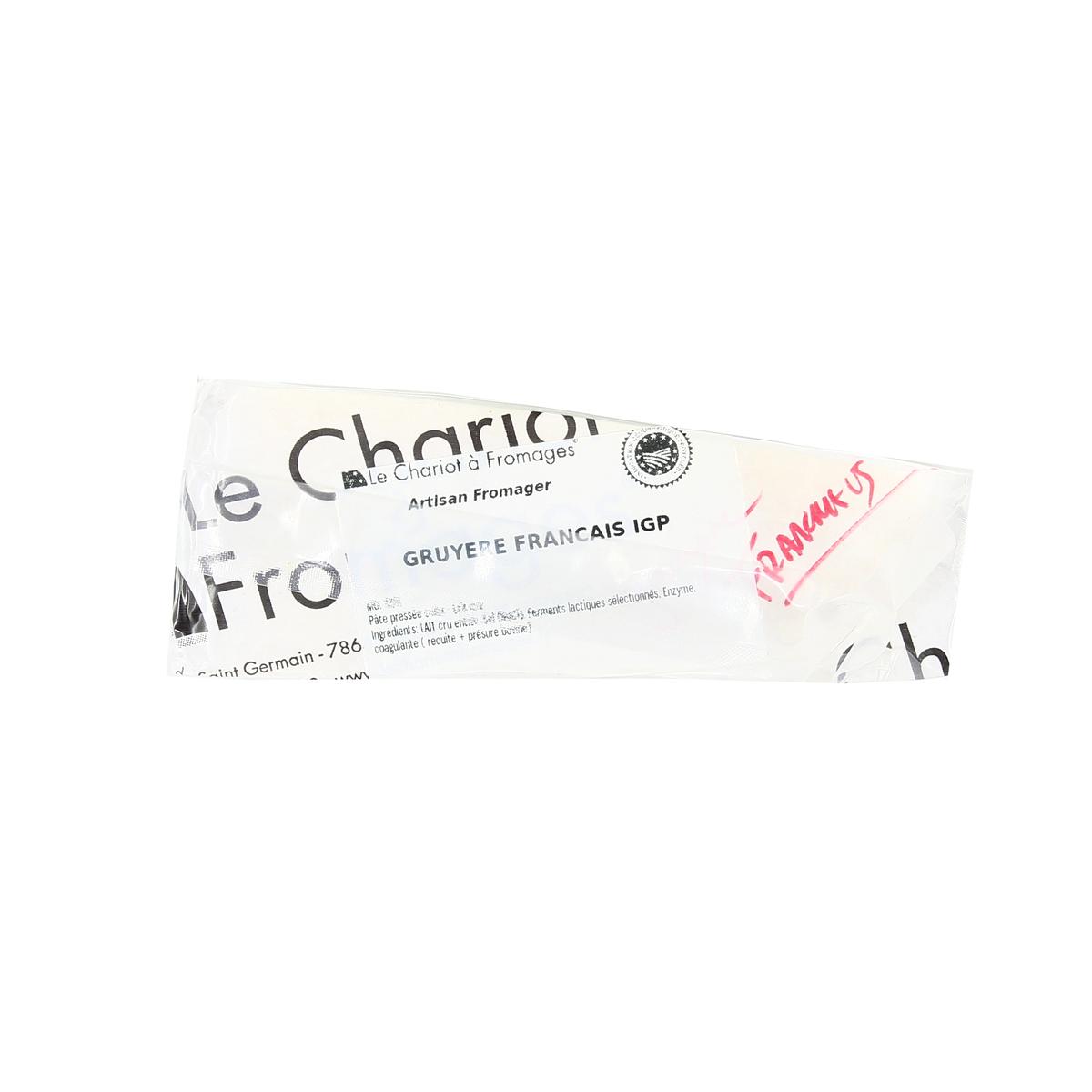 2746546000000 - Le Chariot à fromages, Artisan Fromager - Gruyère Français IGP - Lait de vache cru