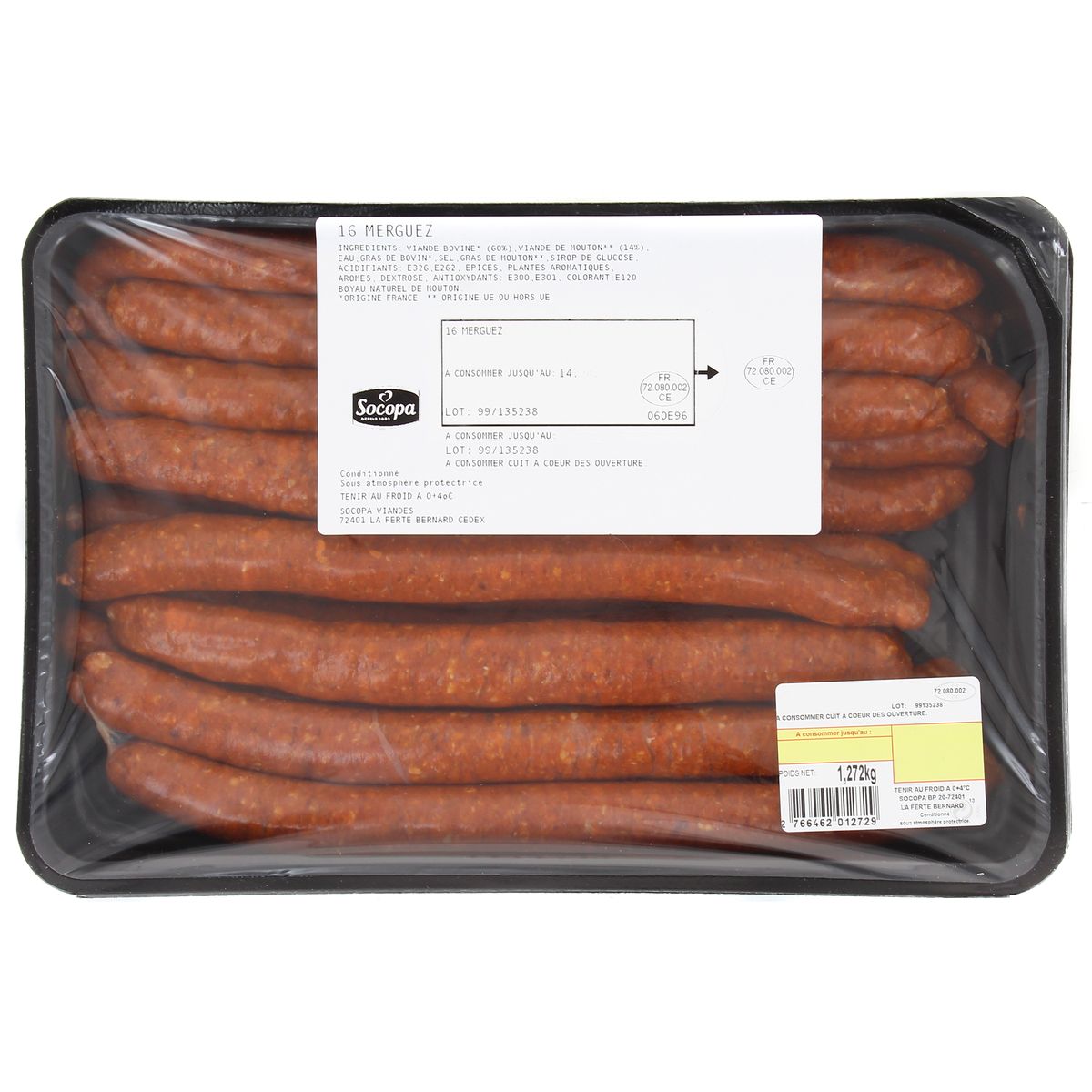 2766462000000 - Socopa - Merguez façon charcutière