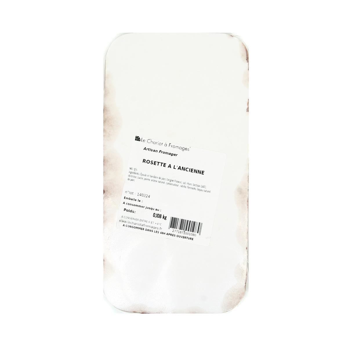 2771871000000 - Le Chariot à fromages, Artisan Fromager - Rosette à l'Ancienne, tranchée